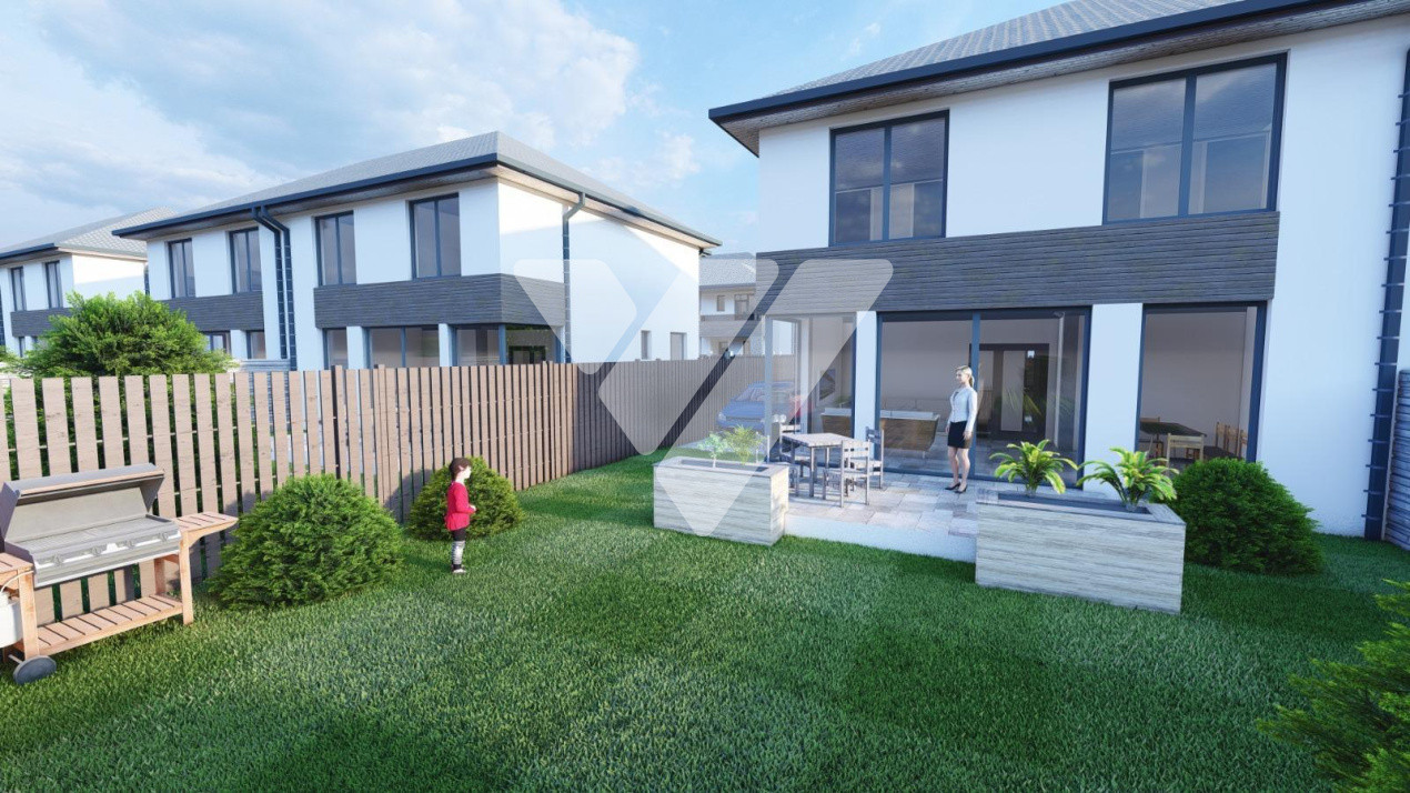 Casa noua duplex 4 camere 3 bai de vanzare in Selimbar Sibiu