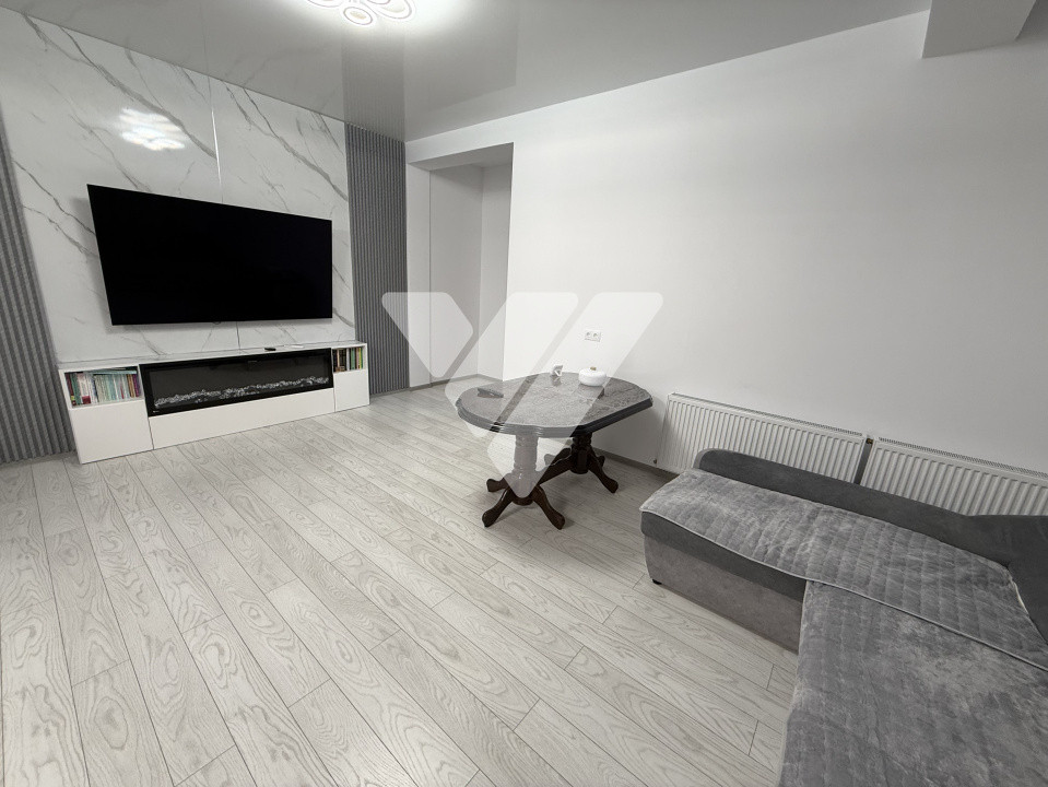 Apartament 2 camere Selimbar Sibiu geam la baie 55 MP utili 2 balcoane