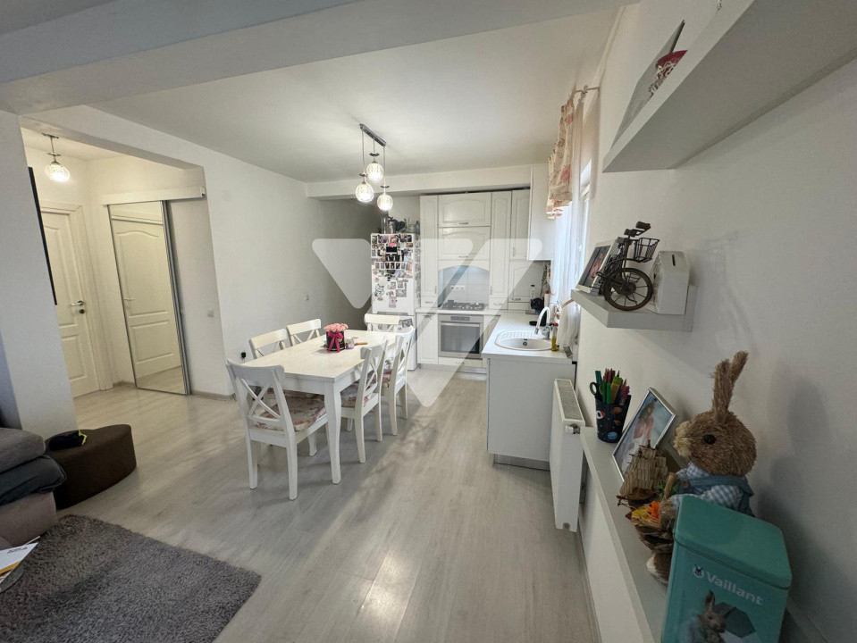 Apartament 3 camere 59 mp cu gradina 74 mp mobilat Șelimbăr Sibiu