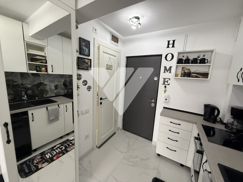 Garsoniera moderna mobilata si utilata de vanzare in Lazaret Sibiu 