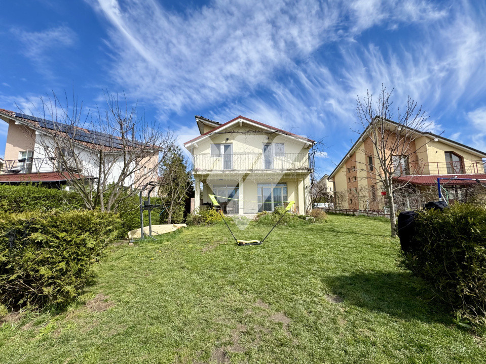 Casa individuala 4 camere, teren 490 mp, mobilata - Sura Mica Sibiu