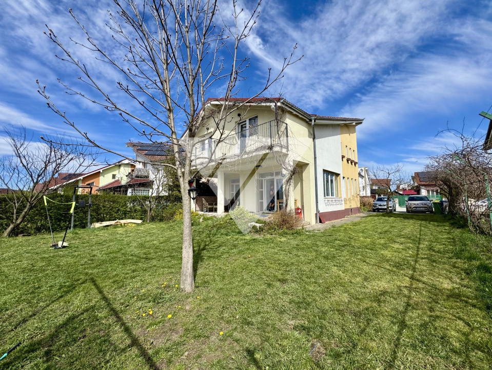 Casa individuala 4 camere, teren 490 mp, mobilata - Sura Mica Sibiu