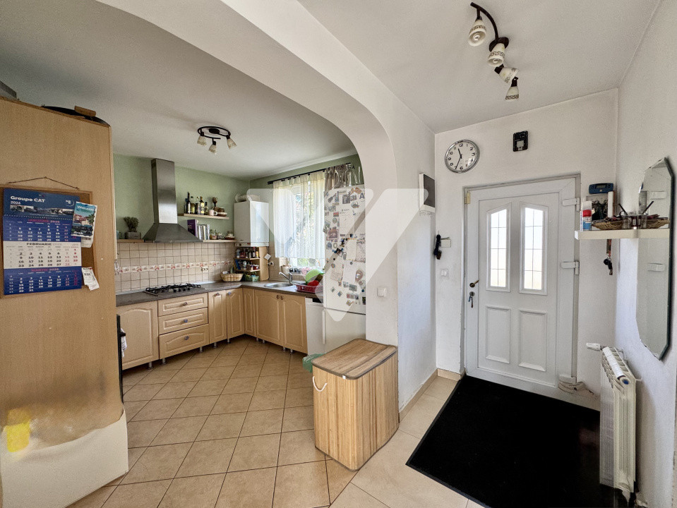 Casa individuala 4 camere, teren 490 mp, mobilata - Sura Mica Sibiu