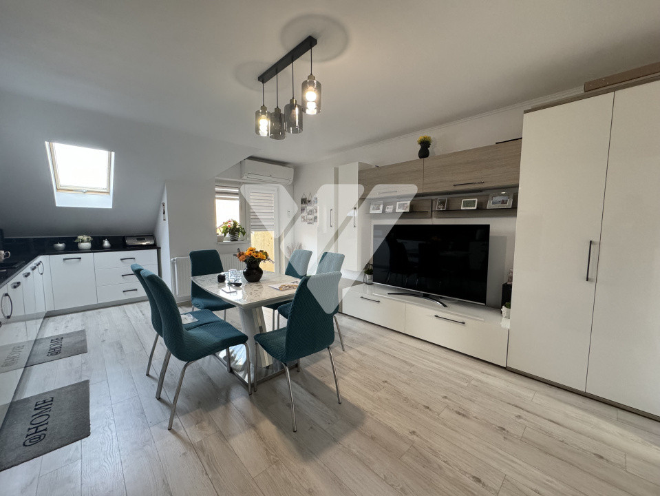 Apartament 3 camere 61mp decomandat mobilat 2 balcoane Șelimbăr Sibiu