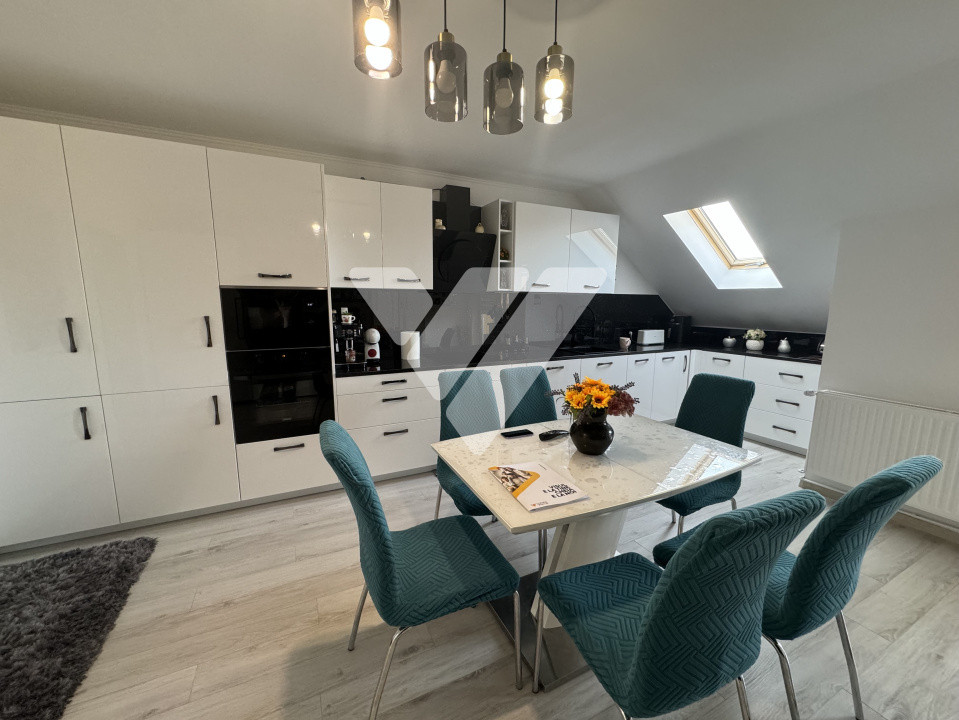 Apartament 3 camere 61mp decomandat mobilat 2 balcoane Șelimbăr Sibiu