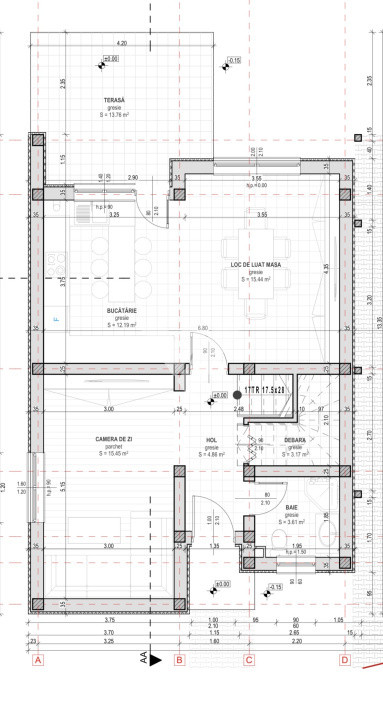 Casa individuala 4 camere 2 bai, carport, teren 230 mp, Selimbar Sibiu
