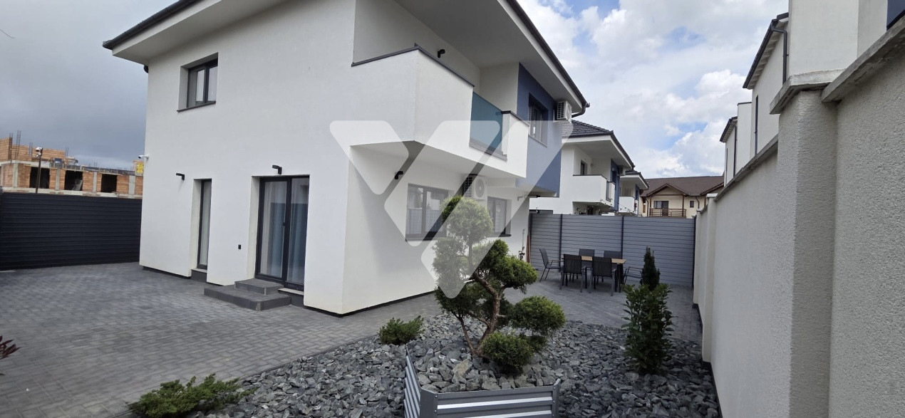 Prima inchiriere casa individuala in Selimbar Sibiu complet mobilata si utilata