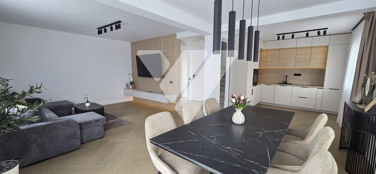 Prima inchiriere casa individuala in Selimbar Sibiu complet mobilata si utilata