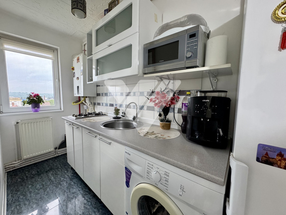 Apartament 2 camere mobilat , 45 mp utili - zona Stefan cel Mare Sibiu