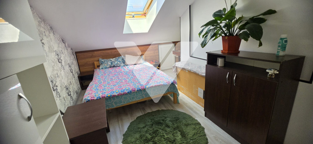 Apartament 2 camere mansardă, 44 mp, mobilat complet, Sibiu
