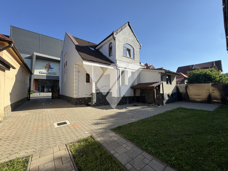 Casa individuala 7 camere de inchiriat comercial birouri Central Sibiu
