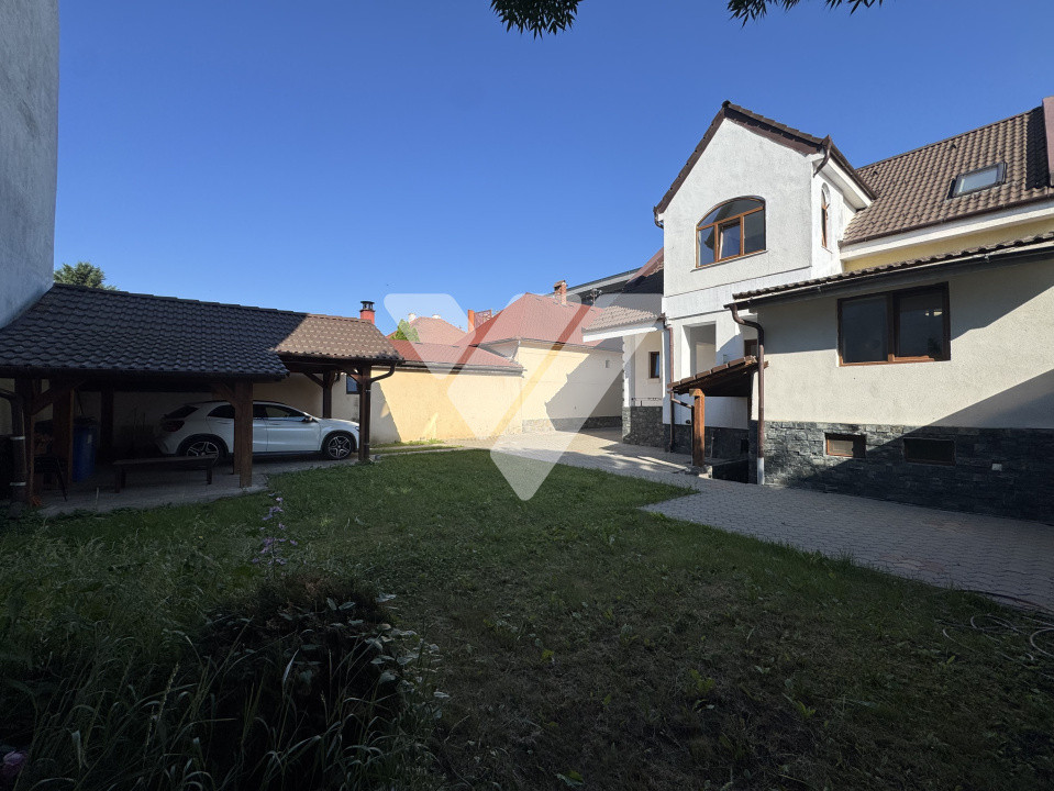 Casa individuala 7 camere de inchiriat comercial birouri Central Sibiu