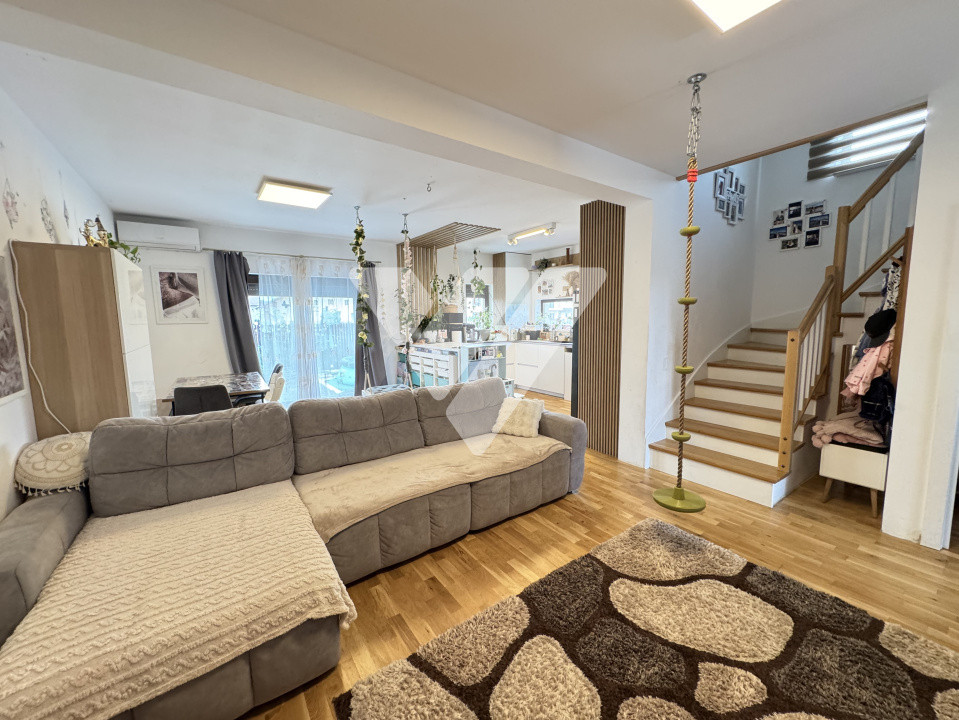 Casa moderna tip duplex 4 camere si teren 250 mp - Cristian Sibiu