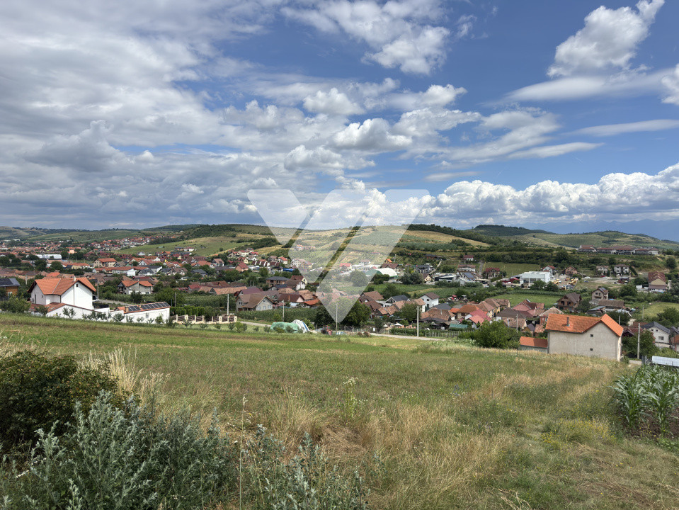 Teren intravilan 1198 mp de vanzare in Sura Mare Sibiu
