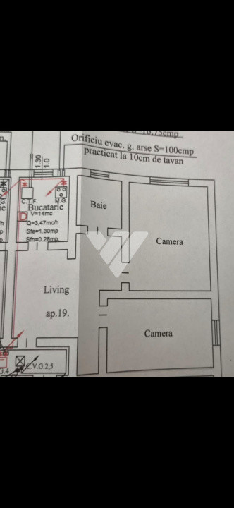 Apartament 3 camere, etaj 3, bloc cu acoperis, Cisnadie, Sibiu