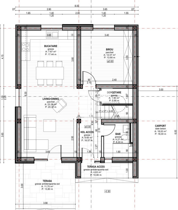 Casa individuala P+M cu teren 441 mp de vanzare in Sura Mica Sibiu