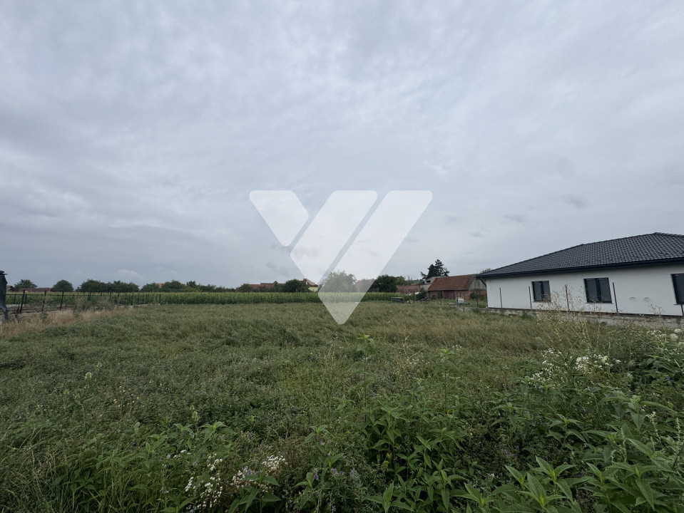 Teren 845 mp, front 16 m, utilitati si autorizatie construire - Vestem