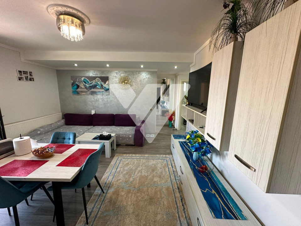 Apartament 3 camere etaj 1 de vanzare 55 MPU - Balcon 5 MP - Șelimbăr 