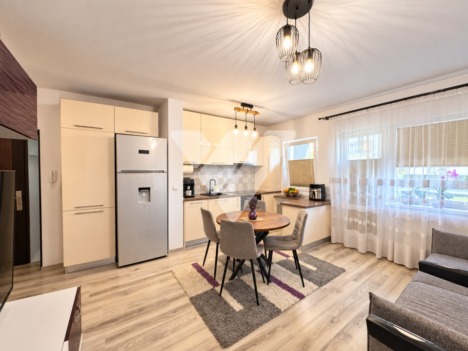 Apartament 3 camere mobilat si balcon 9 mp, 2 parcări Turnisor Sibiu 