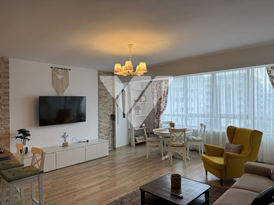 Apartament 3 camere, 80 mp, mobilat de inchiriat - Doamna Stanca Sibiu