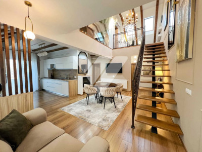 Penthouse 4 Camere 120 mp utili Terasă 22 mp complet mobilat si utilat