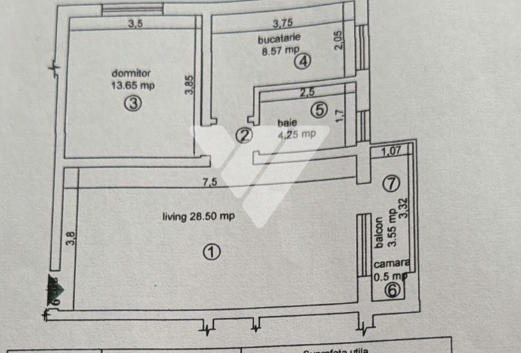 Apartament 2 camere 60 mp mobilat utilat parcare Arhitecților Sibiu