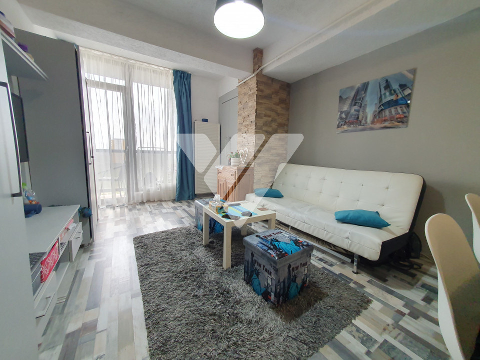 Apartament 2 camere mobilat, 44 mp si balcon - Dedeman Doamna Stanca