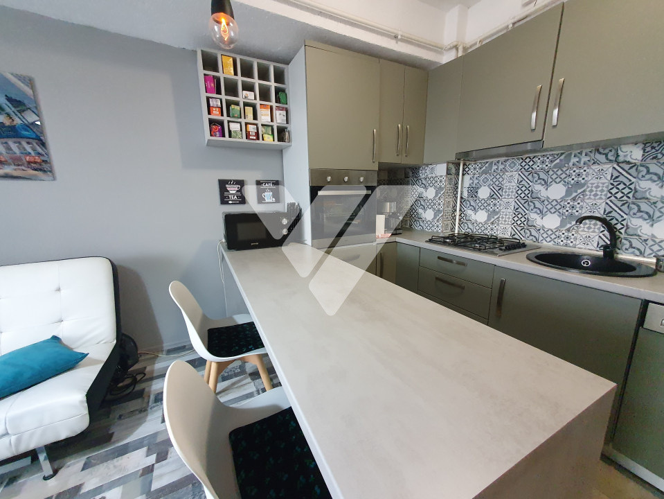 Apartament 2 camere mobilat, 44 mp si balcon - Dedeman Doamna Stanca