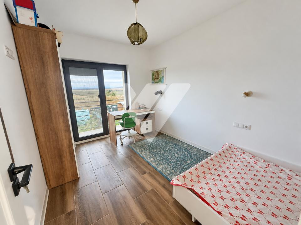 Casa duplex 4 camere mobilat, teren 254 mp Șura Mică Sibiu