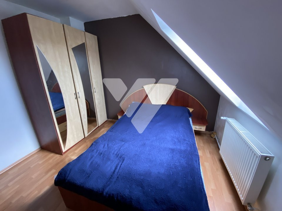 Apartament la mansarda de vanzare 3 camere balcon 62 mpu Rahova Sibiu