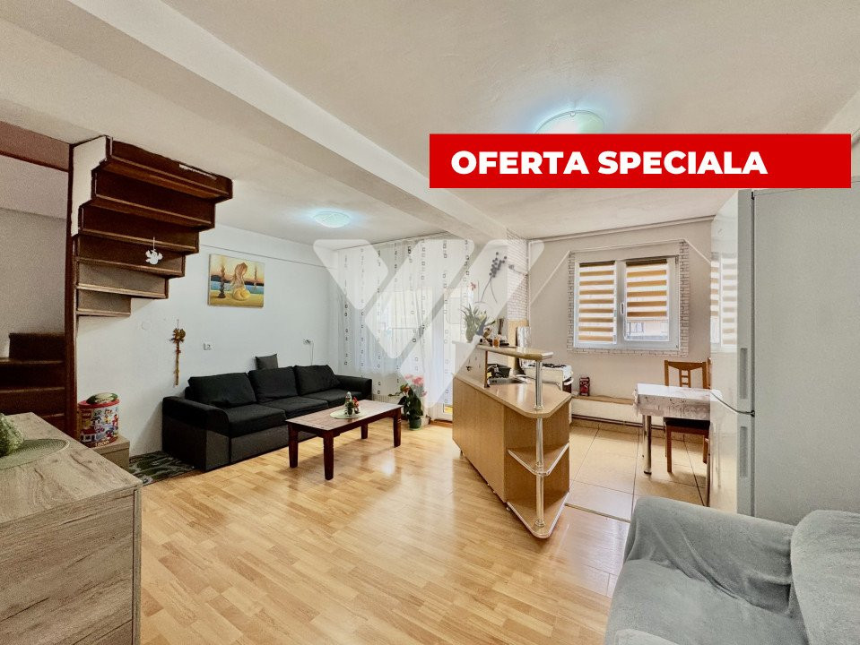 Apartament 2 camere 60 mp utili si balcon in zona Rahovei din Sibiu