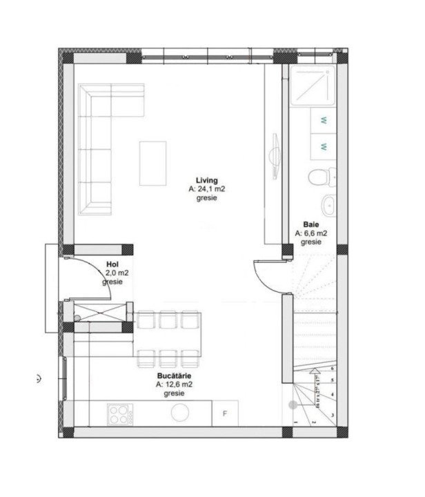 Quadruplex Cisnadie - 5 camere - Zona Linistita