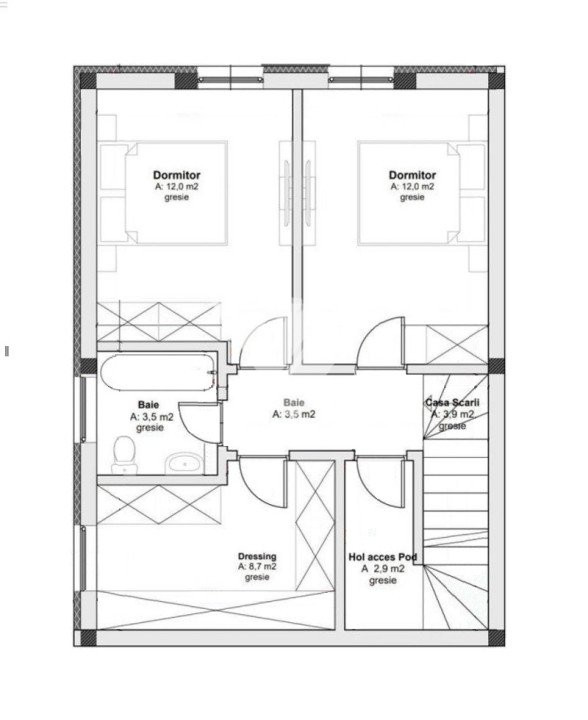 Quadruplex Cisnadie - 5 camere - Zona Linistita