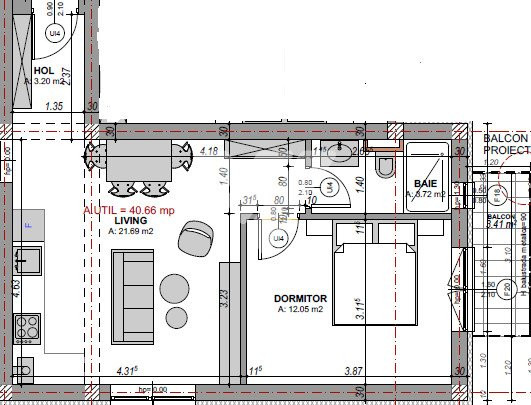 Apartament nou 2 camere balcon si parcare etaj 3 - zona Doamna Stanca