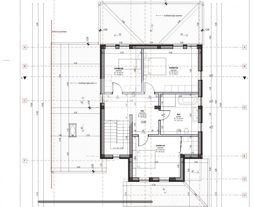 Casa individuala Arhitectura modernista pe 500mp teren Veterani Sibiu