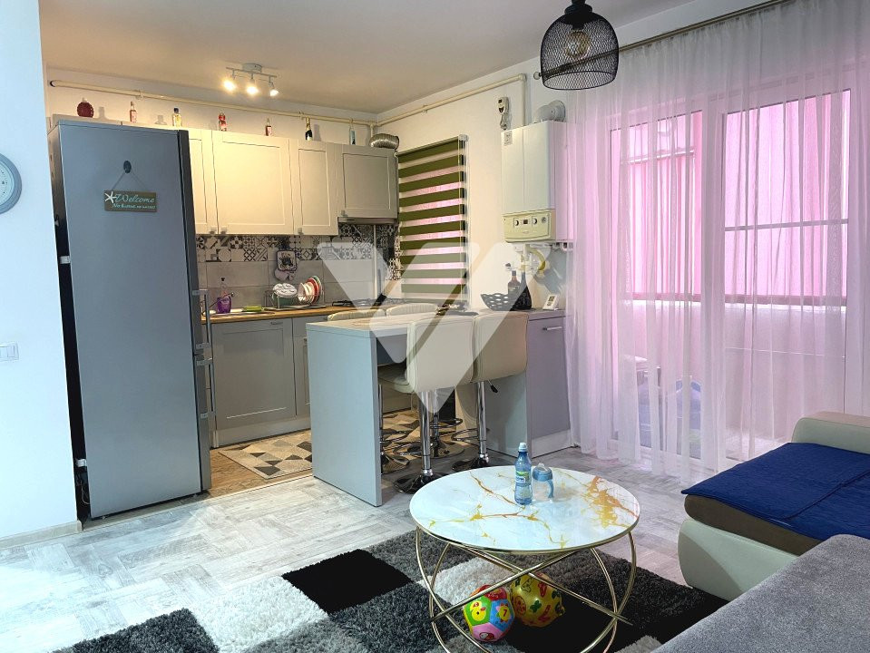 Apartament 2 Camere - Mobilat - Utilat cu Gradina de 21mp