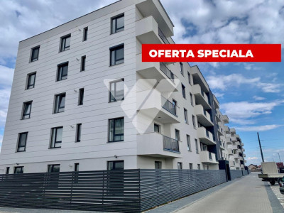 Apartament 3 camere cu gradina 53 mp de vanzare in Sibiu zona Vest 