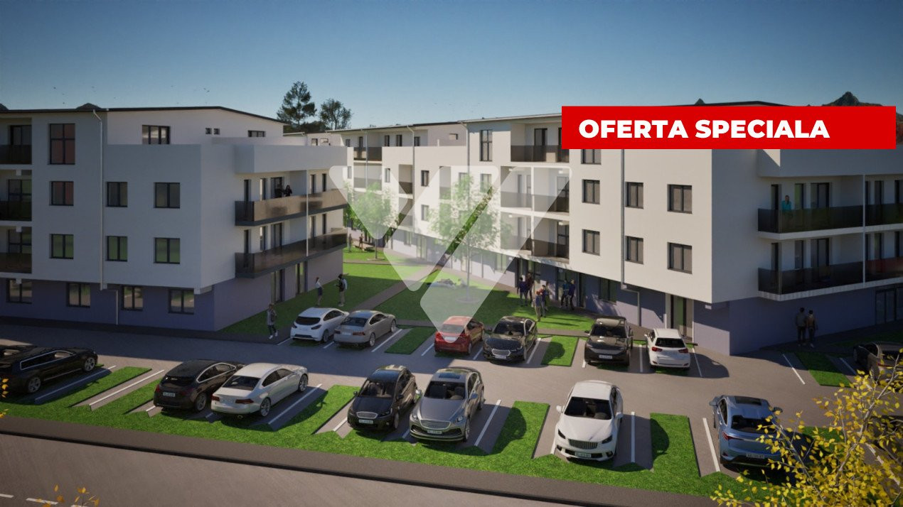 Apartament 2 camere 50 mp si balcon la etaj 1 in Selimbar Sibiu 