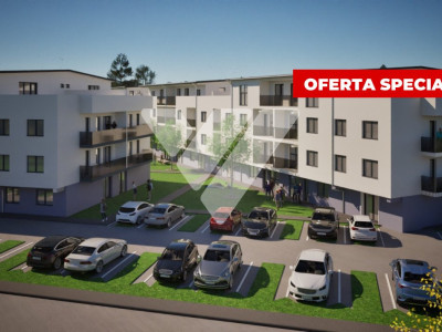 Apartament 2 camere 50 mp si balcon la etaj 1 in Selimbar Sibiu 