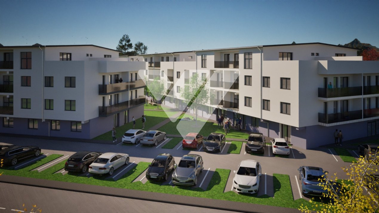 Apartament 2 camere 50 mp si balcon la etaj 2 in Selimbar Sibiu 