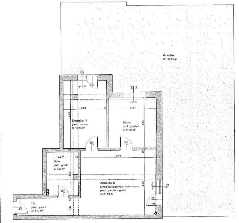 Apartament nou 3 camere cu gradina 110 mp in Selimbar Sibiu