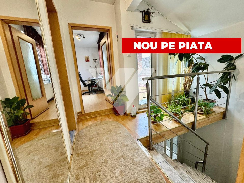 Casa individuala mobilata 6 camere si teren 303 mp  - zona Garii Sibiu