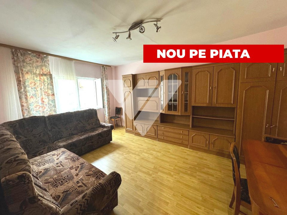 Apartament 2 camere mobilat, decomandat 50 mp utili - zona Milea Sibiu