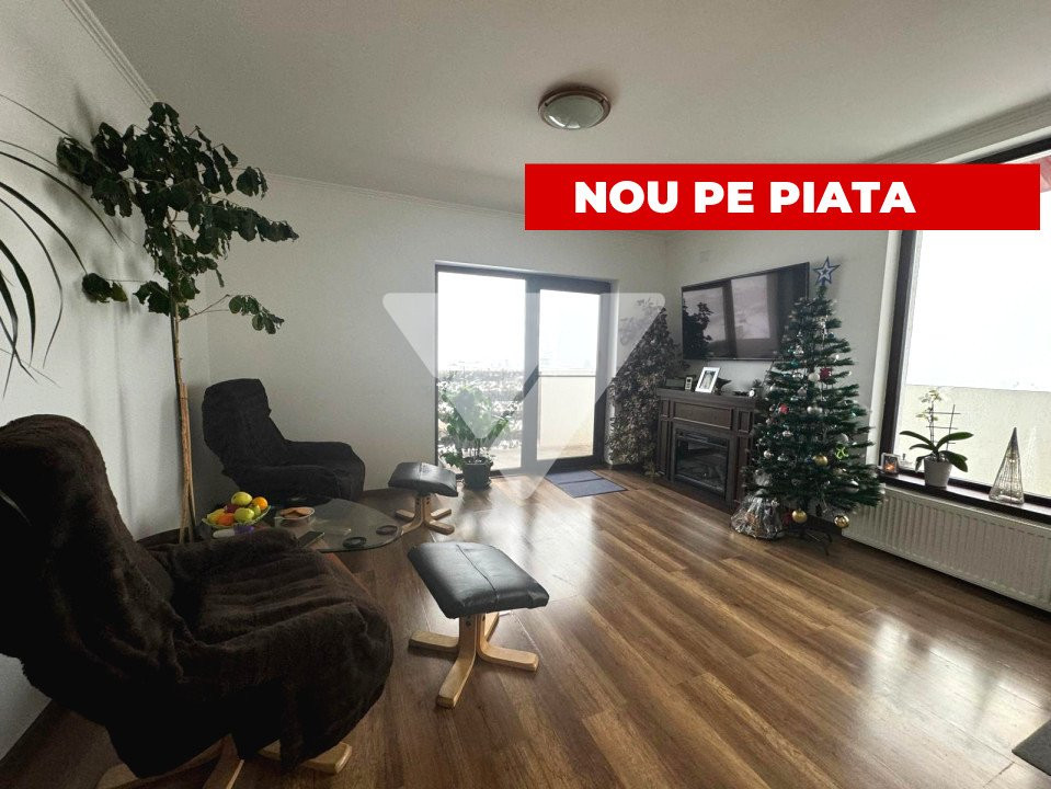 Apartament 3 Camere, 2 Balcoane, Parcare, Panoramă Superbă în Zona Cisnadie