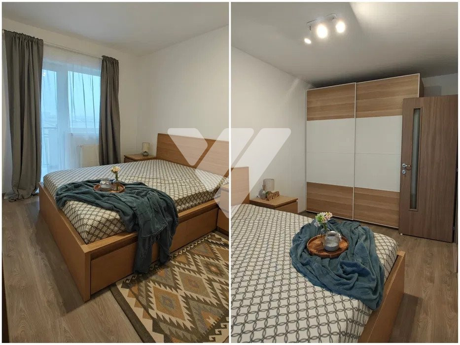 Apartament 2 camere cu balcon mobilat, lift - Zona Vest Sibiu