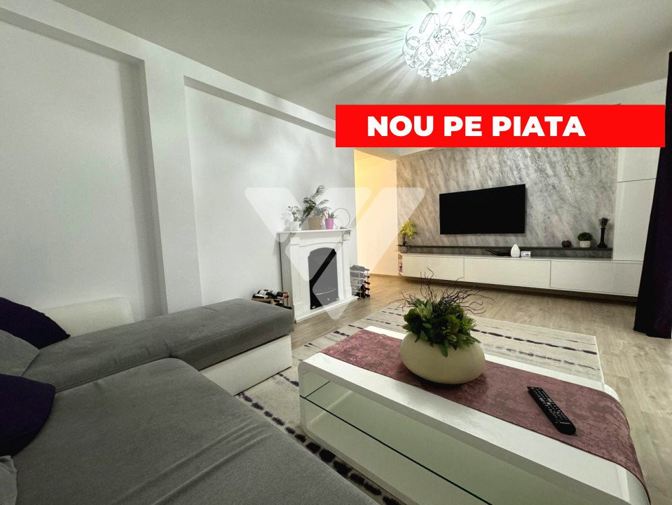 Apartament 3 camere 2 bai mobilat etaj 1 Pictor Brana Selimbar