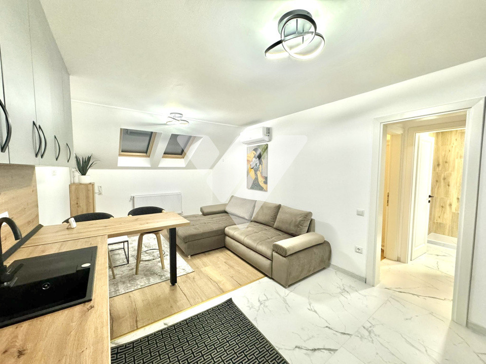 Apartament 2 camere 42 mp mobilat, lift zona Lazaret Sibiu