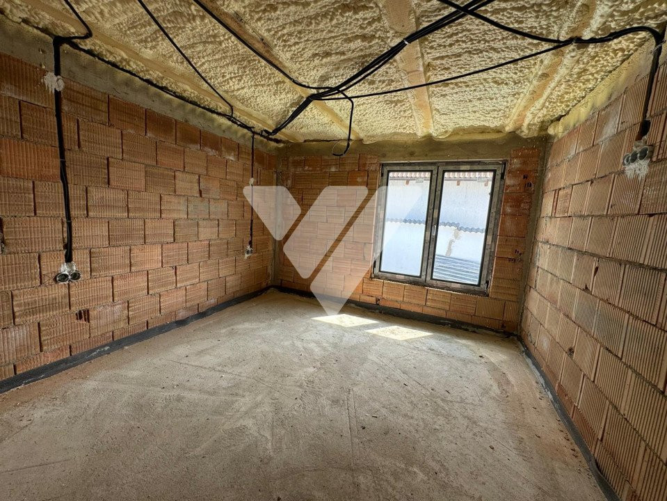 Casa individuala 4 camere 2 bai la cheie teren 500 mp Sura Mica Sibiu