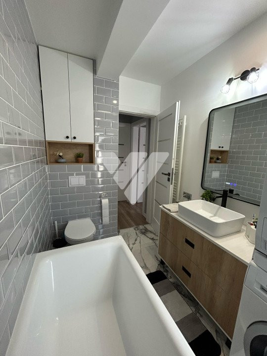 Apartament 3 camere modern mobilat 58 mp + pod in Selimbar Sibiu