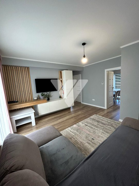 Apartament 3 camere modern mobilat 58 mp + pod in Selimbar Sibiu